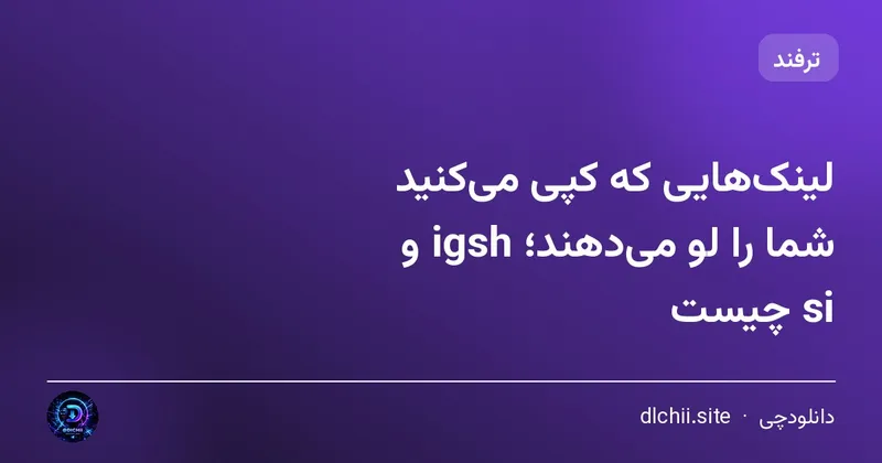لینک‌هایی که کپی می‌کنید شما را لو می‌دهند؛ igsh و si چیست