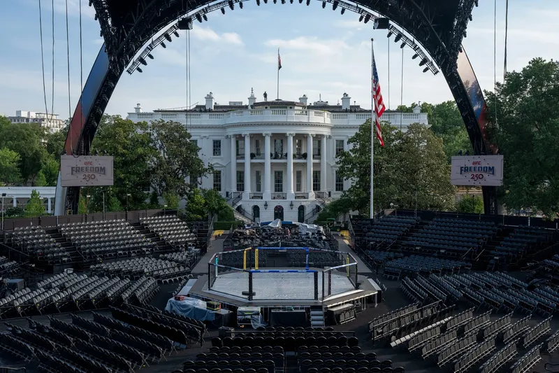 Donald Trump و UFC در لاین سفید: نمایش‌نامعمول یا شکست بزرگ؟