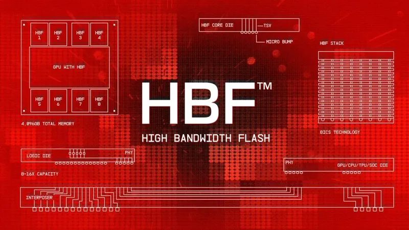 طرح نوآورانه سن‌دیسک: ترکیب پردازنده و حافظه NAND برای رفع بحران HBM