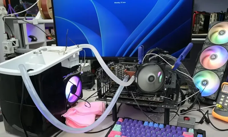 یوتیوبر با یخ‌ساز گرافیک RTX 3060 را تا ۲۱ °C خنک کرد!